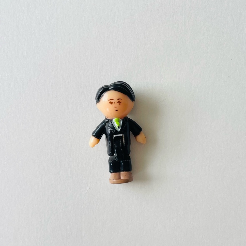 VTG 1990 Polly Pocket Polly’s School Teacher Doll Replacement Doll EUC